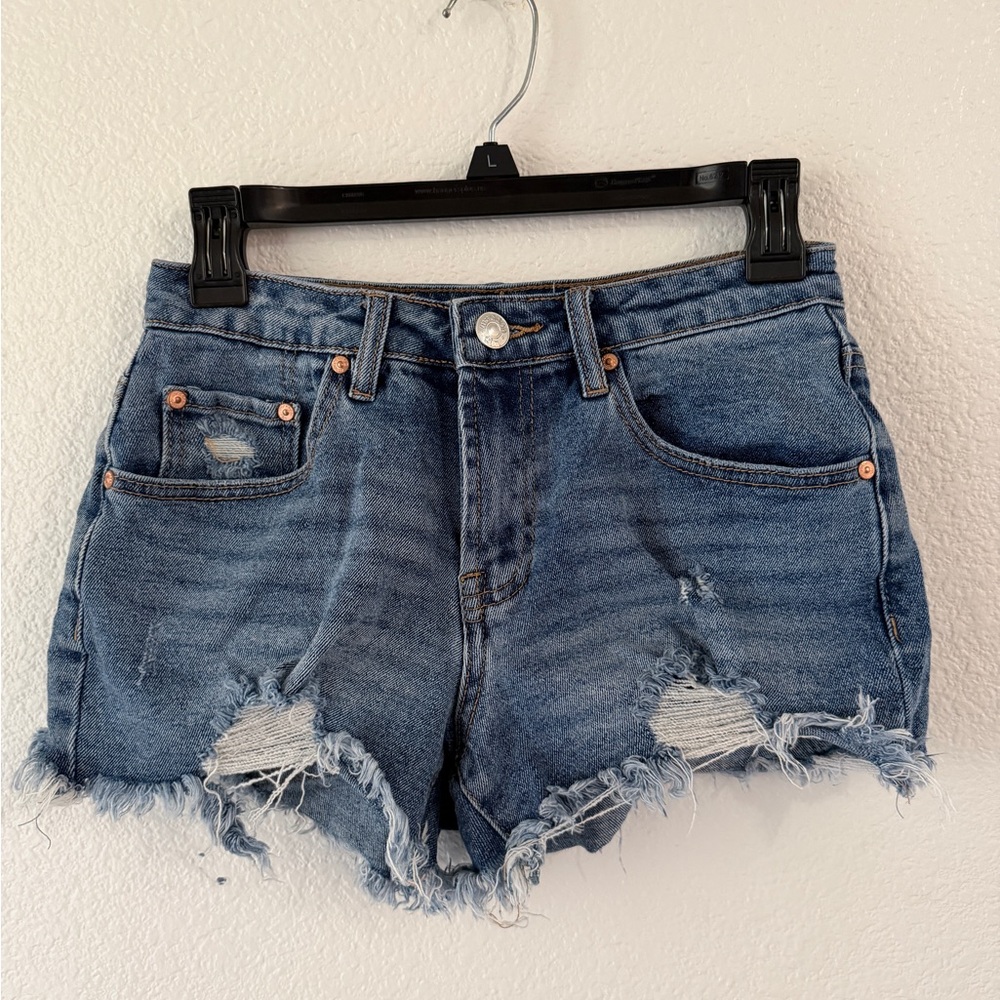 Madden Girl Distressed Denim Cutoff Shorts